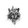 Tiger Temporary Tattoo Sticker | Waterproof | Lasts Up to 15 Days | Semi-Permanent Look