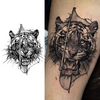 Tiger Temporary Tattoo Sticker | Waterproof | Lasts Up to 15 Days | Semi-Permanent Look