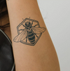 Bee Temporary Tattoo Sticker | Waterproof | Lasts Up to 15 Days | Semi-Permanent Fake Tattoo