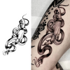 Hand with Snake Temporary Tattoo | Waterproof | Lasts Up To 15 Days | Semi-Permanent