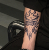 Ink Temporary Tattoo | Dragon Design | Lasts 15 Days | Waterproof Semi-Permanent Sticker