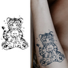 Tiger Cub Temporary Tattoo | Waterproof | Lasts Up to 15 Days | Semi-Permanent Fake Tattoo