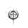 Sun Temporary Tattoo Sticker | Waterproof Magic Tattoo | Lasts up to 15 Days | Semi Permanent Fake Tattoo