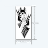 Anime Temporary Tattoo Sticker | Waterproof | Lasts Up to 15 Days | Semi-Permanent | Fake Tattoo