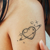 Love Temporary Tattoo Sticker | Waterproof | Lasts Up to 15 Days | Semi-Permanent | Easy Application