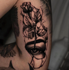 Rose Waterproof Temporary Tattoo Sticker | Lasts 15 Days