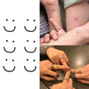 Henna Finger "Smile" Tattoo (8) | Temporary Tattoo Sticker | Waterproof | Lasts up to 15