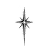 Eight-Pointed Star Temporary Tattoo,Lasts to 15 Days New Technology Magic Waterproof Semi Permanent Sticker.