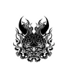 Demon Knife Temporary Tattoo | Lasts 15 Days | Waterproof | Semi-Permanent Sticker | New Technology