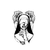 Silent Nun Temporary Tattoo Sticker | Waterproof | Lasts up to 15 Days | Semi-Permanent