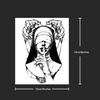 Silent Nun Temporary Tattoo Sticker | Waterproof | Lasts up to 15 Days | Semi-Permanent