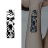 Skull Temporary Tattoo Sticker | Waterproof | Lasts up to 15 Days | Semi-Permanent | Ultra-Detailed Design