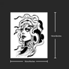 Medusa Temporary Tattoo Sticker | Waterproof | Lasts Up to 15 Days | Semi-Permanent Fake Tattoo
