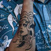 Medusa Temporary Tattoo Sticker | Waterproof | Lasts Up to 15 Days | Semi-Permanent Fake Tattoo