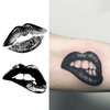 Lip-Biting Temporary Tattoo: Ultra-Detailed, Lasts Up to 15 Days