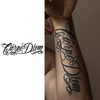 Carpe Diem Temporary Tattoo - Waterproof, Lasts 15 Days