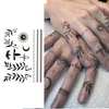 Henna Finger Tattoo Set: Waterproof, Lasts 15 Days