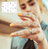 Henna Finger Tattoo Temporary Tattoo Sticker | Lasts to 15 Days Fake Tattoo