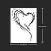 Heart-Shaped Waterproof Temporary Tattoo, Lasts 15 Days