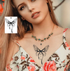 Elegant Fairy Wings Temporary Tattoo - Lasts Up to 15 Days