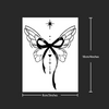 Elegant Fairy Wings Temporary Tattoo - Lasts Up to 15 Days