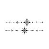Crown Temporary Tattoo: Waterproof Semi-Permanent Sticker - Lasts Up to 15 Days