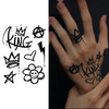 Crown Temporary Tattoo: Vegan & Organic, Ultra-Detailed Waterproof Designs, Lasts Up to 15 Days