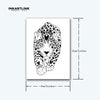 Romantic Leopard Temporary Tattoo | Magic Herbal Ink | Lasts 1-2 Weeks | Realistic Look | Water Resistant