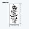 Anime Temporary Tattoo Sticker | Waterproof 15-Day Magic Tattoo | Semi-Permanent Ink
