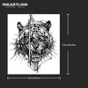 Tiger Temporary Tattoo Sticker | Waterproof | Lasts Up to 15 Days | Semi-Permanent Look