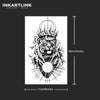 Tiger King Crown Temporary Tattoo | Waterproof & Long-Lasting | Realistic Fake Tattoo Sticker | Up to 15 Days Wear