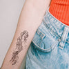 Mermaid Temporary Tattoo | Waterproof | Lasts 1-2 Weeks | Chafing Resistant