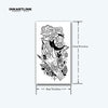 Moon Tarot Temporary Tattoo | Waterproof | Lasts 15 Days | Semi-Permanent | Magic Design