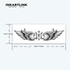Angel Guardian Temporary Tattoo | Waterproof | Lasts Up to 15 Days | Semi-Permanent