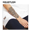 Floral Calligraphy Temporary Tattoo Sticker, Waterproof Magic Tattoo, Lasts to 15 Days Fake Tattoo, Semi Permanent Tattoo