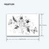 Morning Blossoms Temporary Tattoo | Waterproof | Lasts Up To 15 Days | Semi-Permanent Look