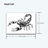 Scorpion Temporary Tattoo Sticker, Waterproof Magic Tattoo, Lasts to 15 Days Fake Tattoo, Semi Permanent Tattoo