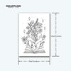 Blooming Book Temporary Tattoo | Waterproof | Lasts up to 15 Days | Semi-Permanent Sticker
