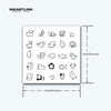 Small Animal World Temporary Tattoo Sticker | Waterproof | Lasts up to 15 Days | Semi-Permanent | Quick & Easy Application