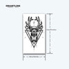 Deer God Temporary Tattoo Sticker, Waterproof Magic Tattoo, Lasts to 15 Days Fake Tattoo, Semi Permanent Tattoo