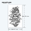 Eastern Dragon Temporary Tattoo Sticker, Waterproof Magic Tattoo, Lasts to 15 Days Fake Tattoo, Semi Permanent TattooEastern Dragon Temporary Tattoo | Waterproof | Lasts Up to 15 Days | Semi-Permanent | Magic Sticker