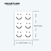 Henna Finger "Smile" Tattoo (8) | Temporary Tattoo Sticker | Waterproof | Lasts up to 15