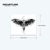 Angel Temporary Tattoo Sticker, Waterproof Magic Tattoo, Lasts to 15 Days Fake Tattoo, Semi Permanent Tattoo