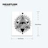 Eye of Heaven Temporary Tattoo Sticker, Waterproof Magic Tattoo, Lasts to 15 Days Fake Tattoo, Semi Permanent Tattoo
