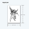 Punishment Angel Temporary Tattoo | Magic Tattoos | Herbal Juice | Lasts 1-2 Weeks | Realistic Fake Tattoo Stickers