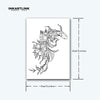 Hand-Painted Goldfish Temporary Tattoo | Lasts 1-2 Weeks | Water & Sweat Proof | Realistic Herbal Juice Tattoos