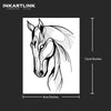 Horse Temporary Tattoo Sticker | Waterproof | Lasts up to 15 Days | Semi-Permanent