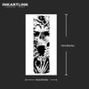Skull Temporary Tattoo Sticker | Waterproof | Lasts up to 15 Days | Semi-Permanent | Ultra-Detailed Design