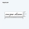 English Carpe Diem Temporary Tattoo Stickers, Waterproof Magic Tattoo, Lasts to 15 Days Fake Tattoo, Semi Permanent Tattoo.