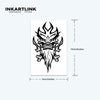 Ink Temporary Tattoo | Dragon Design | Lasts 15 Days | Waterproof Semi-Permanent Sticker